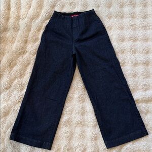 SPANXshape EveryWear Zero Waistband Cropped Wide Leg Jeans Size XS